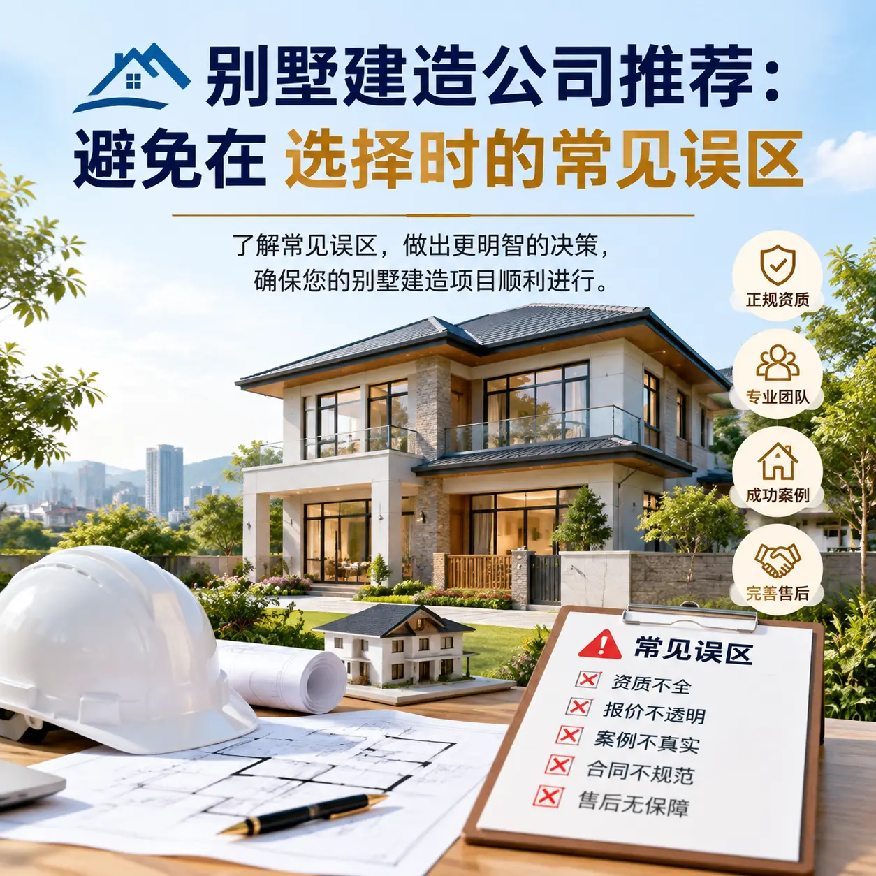 别墅建造公司推荐:避免在 赤水 选择时的常见误区
