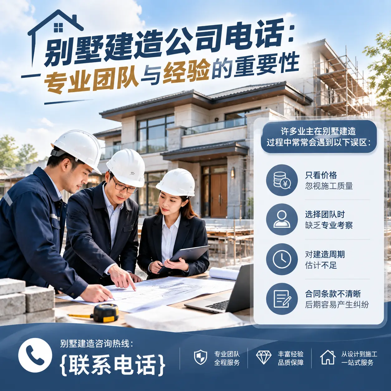 赤水别墅建造公司电话:专业团队与经验的重要性