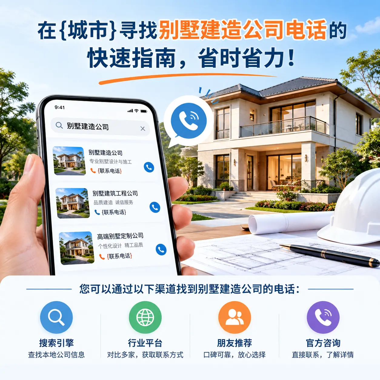 在赤水寻找别墅建造公司电话的快速指南,省时省力!