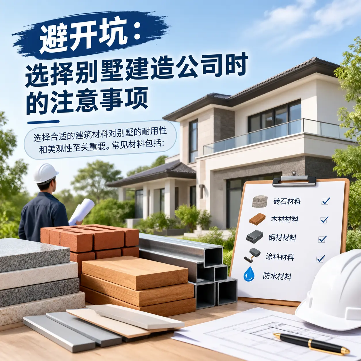 避开坑：选择 赤水 别墅建造公司时的注意事项