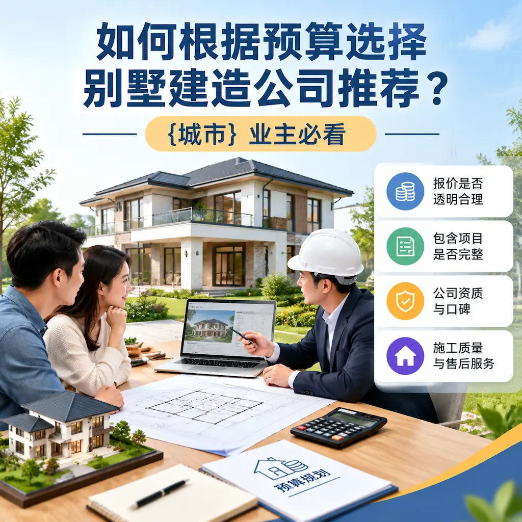 如何根据预算选择别墅建造公司推荐？ 赤水 业主必看